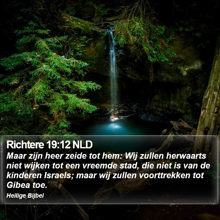 Richtere 19:12 NLD Bible Study