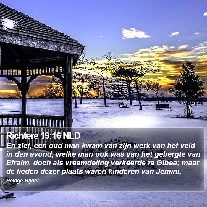 Richtere 19:16 NLD Bible Study