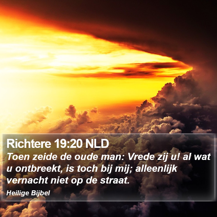 Richtere 19:20 NLD Bible Study