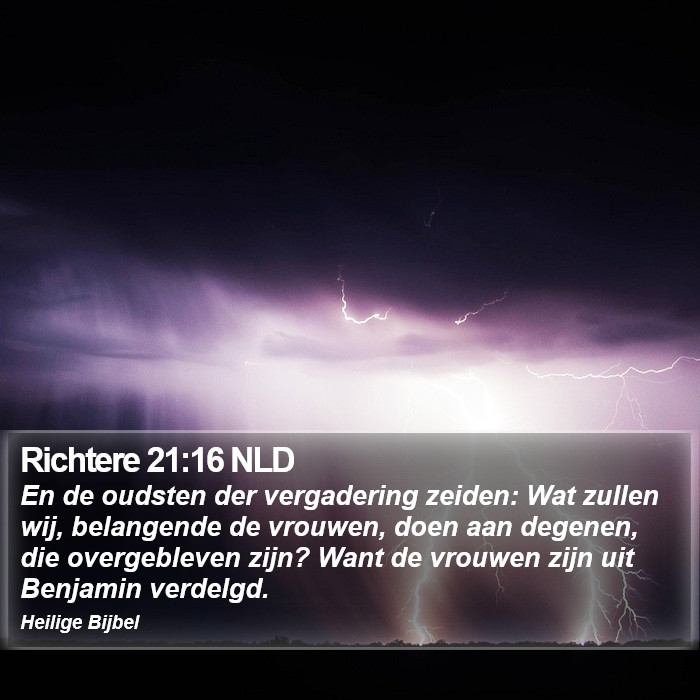 Richtere 21:16 NLD Bible Study