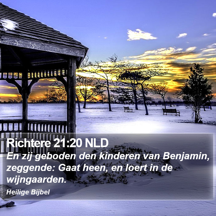 Richtere 21:20 NLD Bible Study