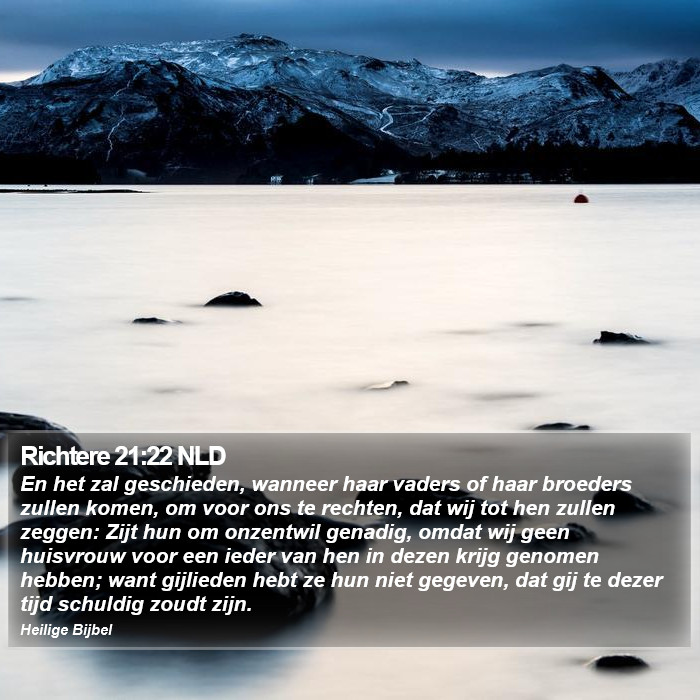 Richtere 21:22 NLD Bible Study