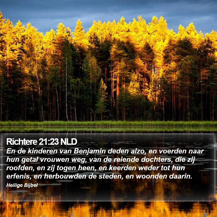 Richtere 21:23 NLD Bible Study