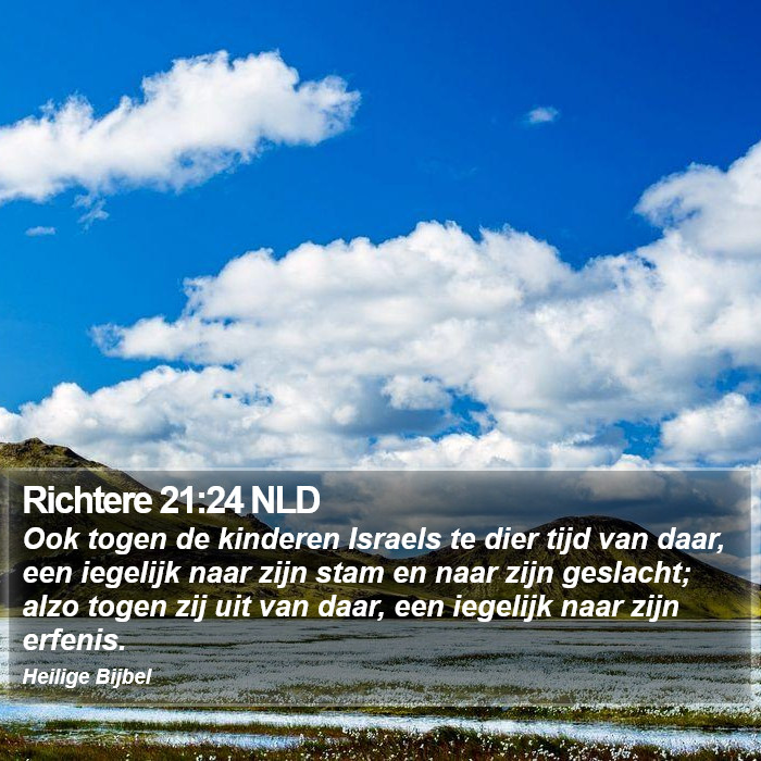 Richtere 21:24 NLD Bible Study