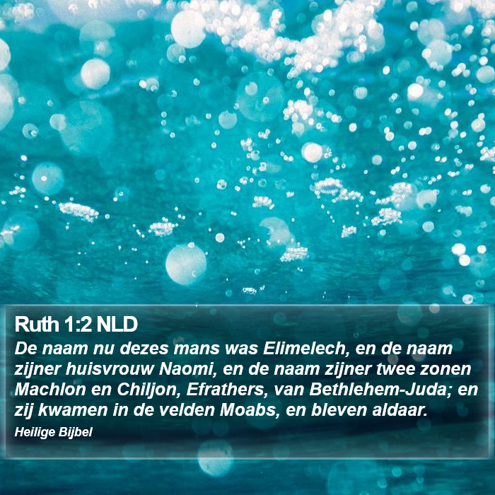 Ruth 1:2 NLD Bible Study