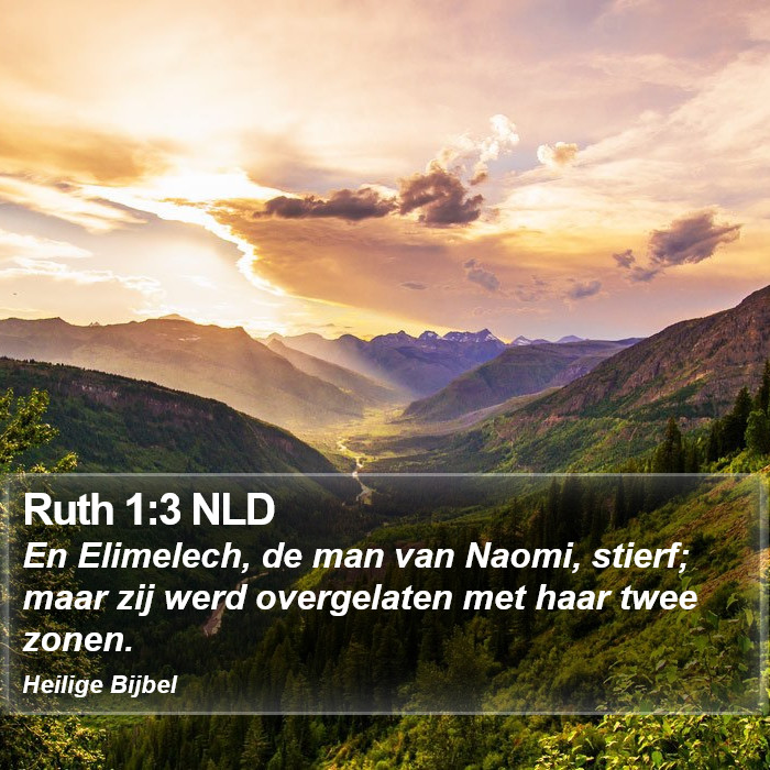 Ruth 1:3 NLD Bible Study