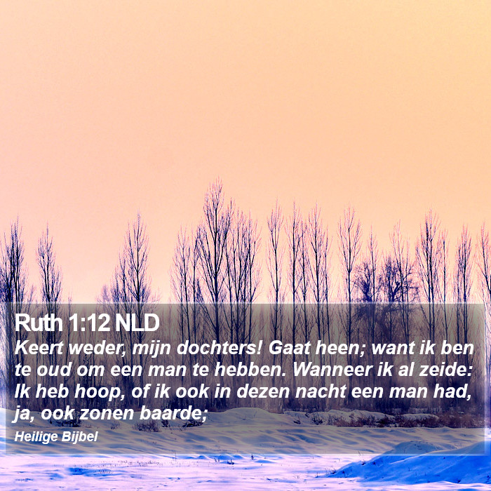 Ruth 1:12 NLD Bible Study