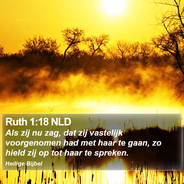 Ruth 1:18 NLD Bible Study