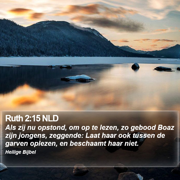 Ruth 2:15 NLD Bible Study