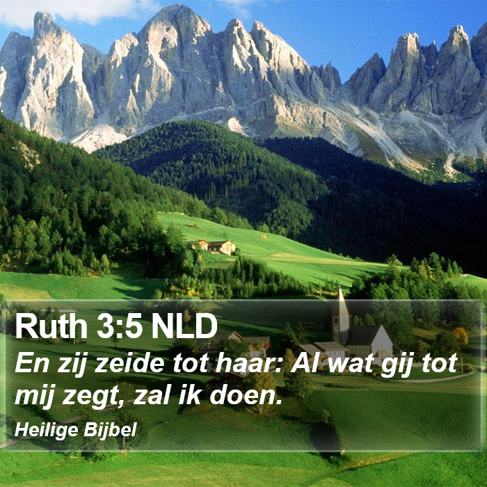Ruth 3:5 NLD Bible Study