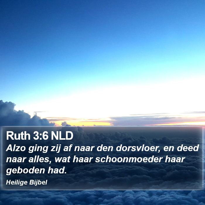 Ruth 3:6 NLD Bible Study