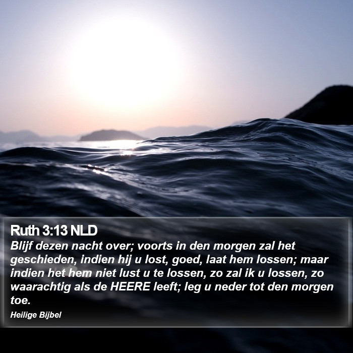 Ruth 3:13 NLD Bible Study
