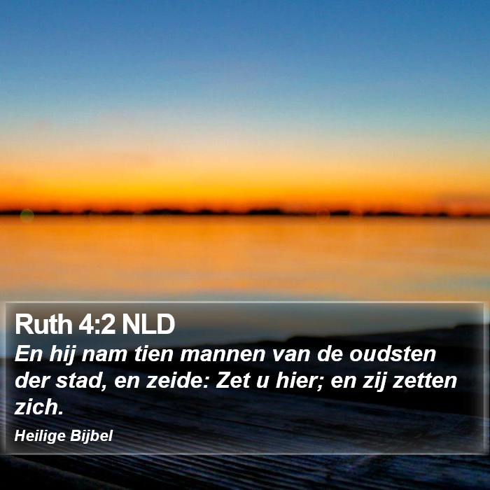 Ruth 4:2 NLD Bible Study