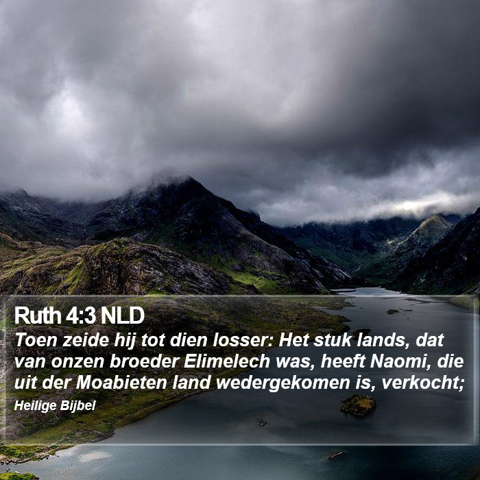 Ruth 4:3 NLD Bible Study