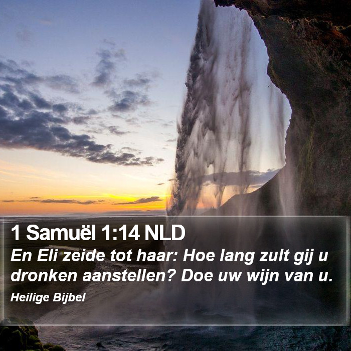 1 Samuël 1:14 NLD Bible Study