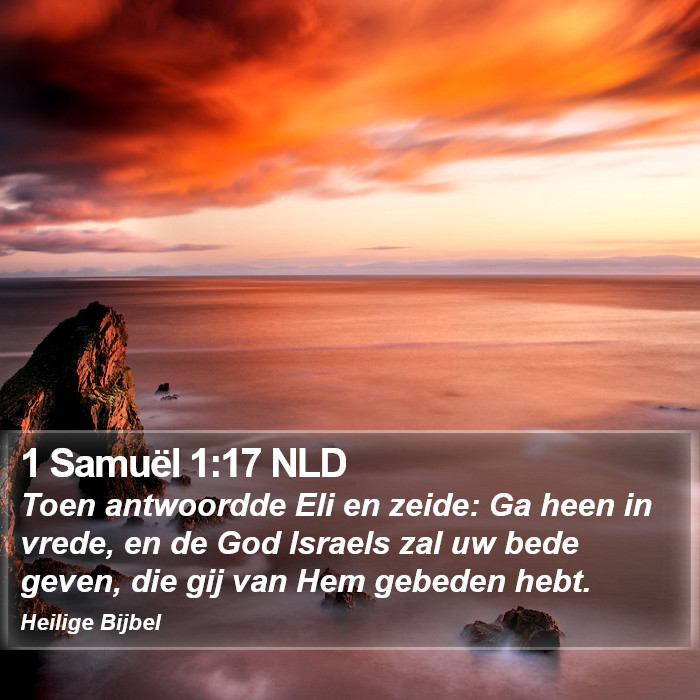 1 Samuël 1:17 NLD Bible Study