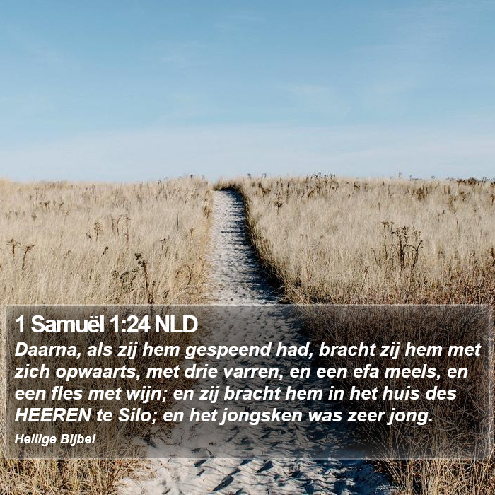 1 Samuël 1:24 NLD Bible Study