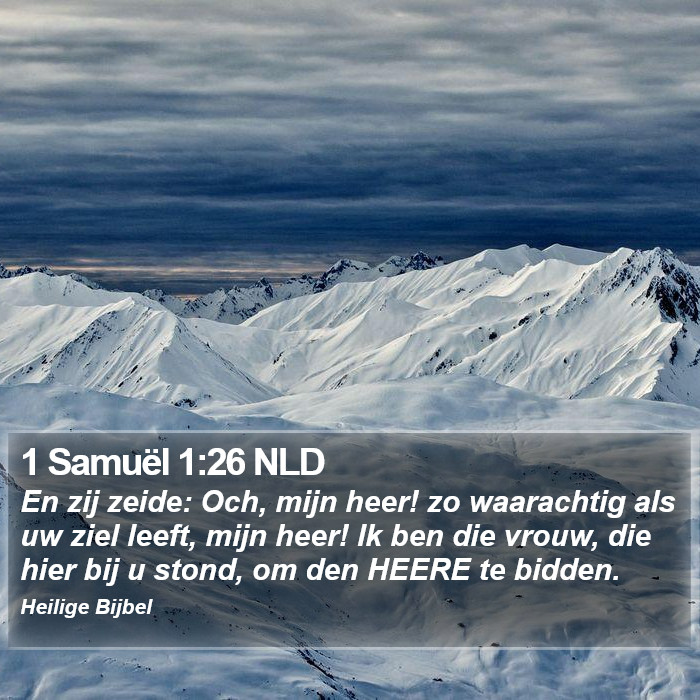 1 Samuël 1:26 NLD Bible Study