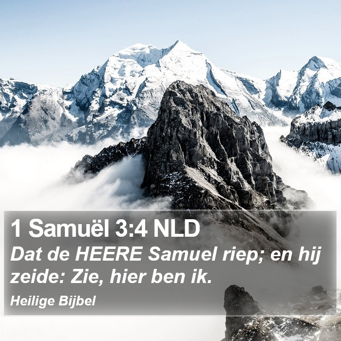 1 Samuël 3:4 NLD Bible Study