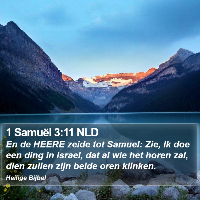 1 Samuël 3:11 NLD Bible Study