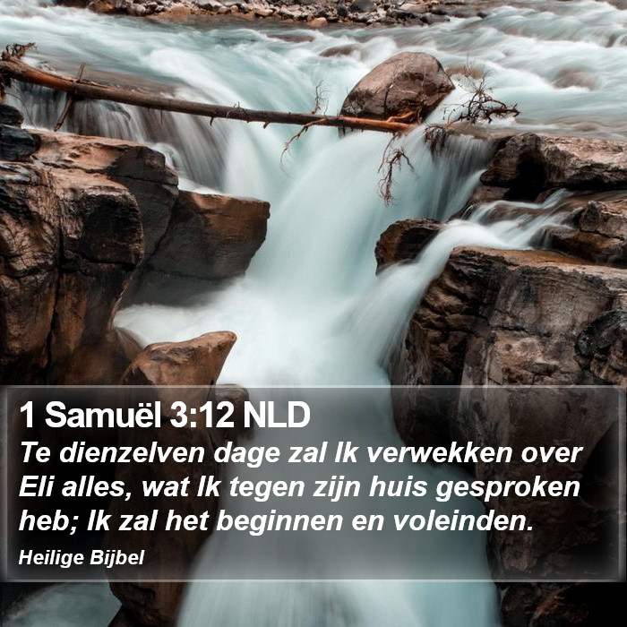 1 Samuël 3:12 NLD Bible Study