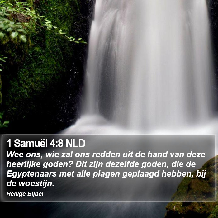 1 Samuël 4:8 NLD Bible Study