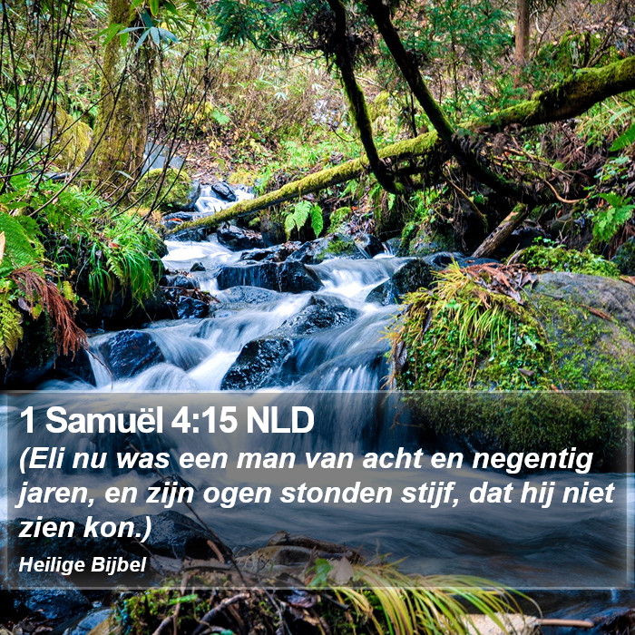 1 Samuël 4:15 NLD Bible Study