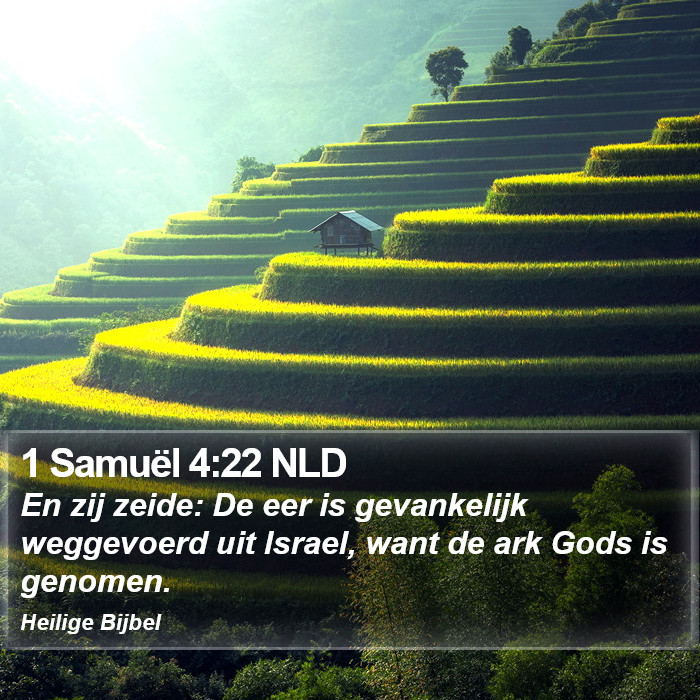 1 Samuël 4:22 NLD Bible Study