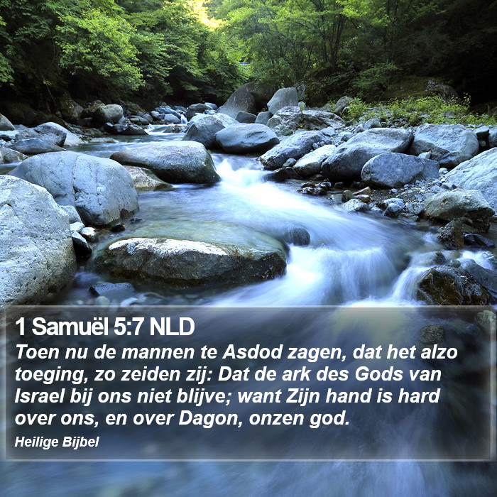 1 Samuël 5:7 NLD Bible Study