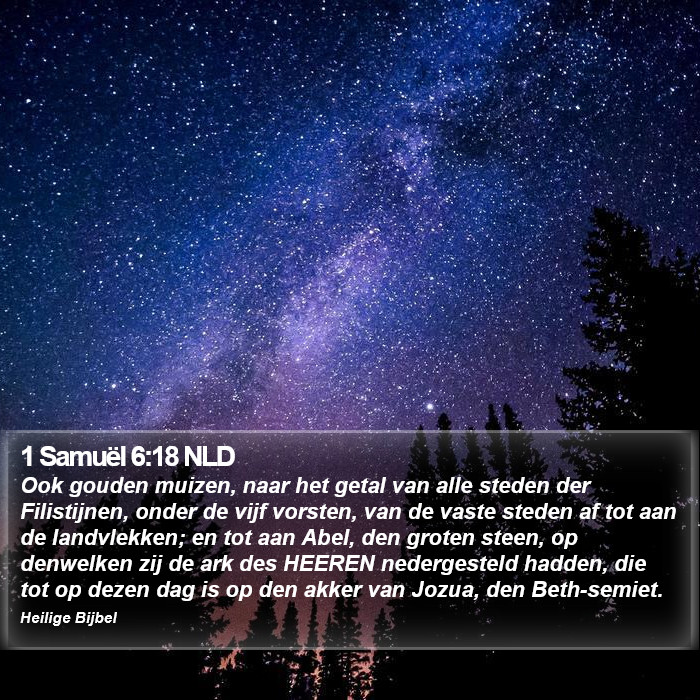 1 Samuël 6:18 NLD Bible Study