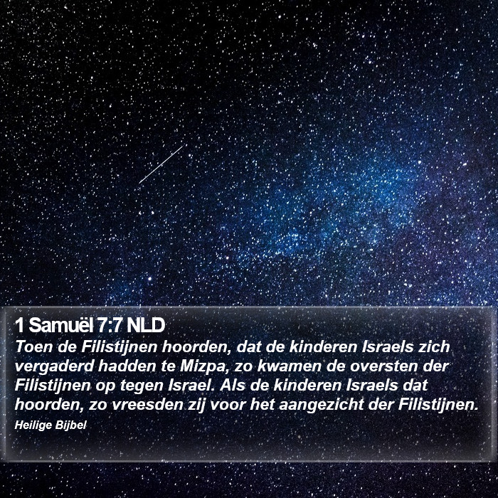 1 Samuël 7:7 NLD Bible Study