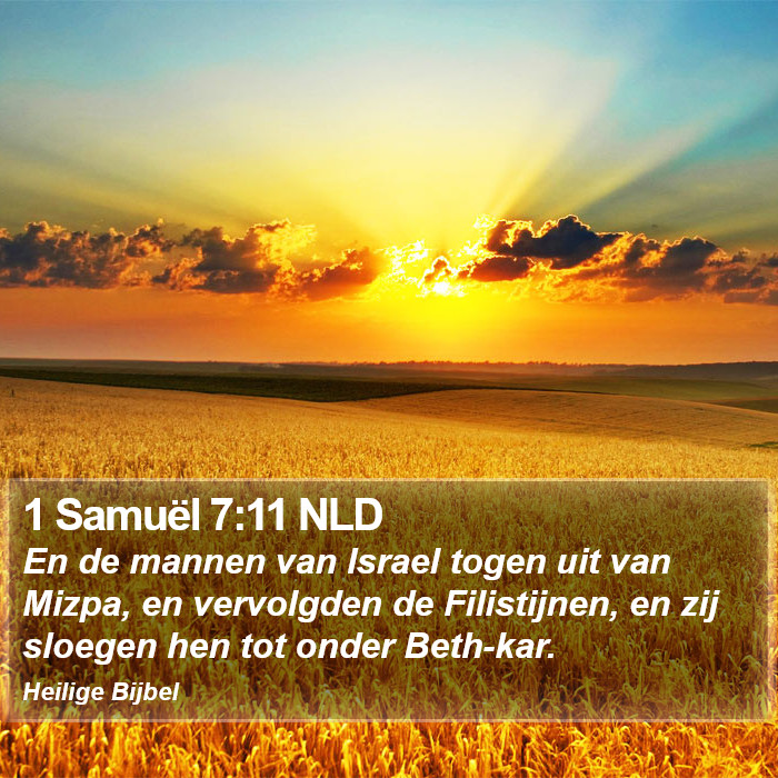 1 Samuël 7:11 NLD Bible Study