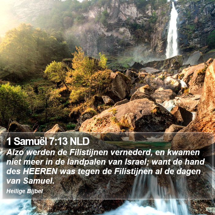 1 Samuël 7:13 NLD Bible Study