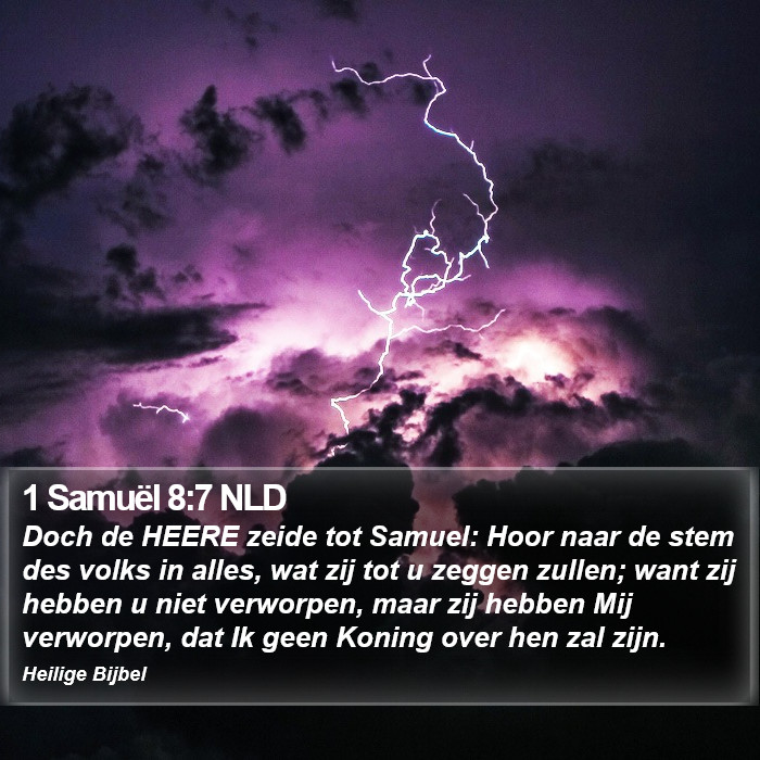 1 Samuël 8:7 NLD Bible Study