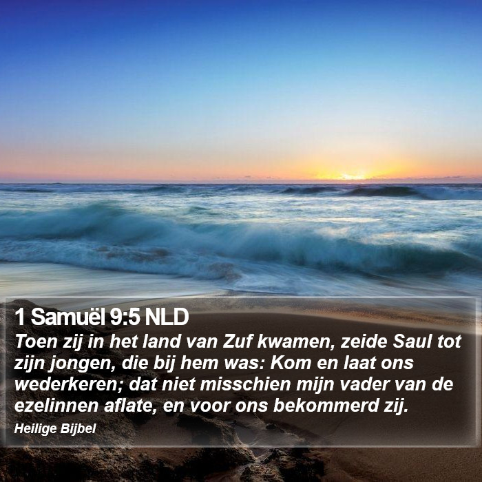 1 Samuël 9:5 NLD Bible Study