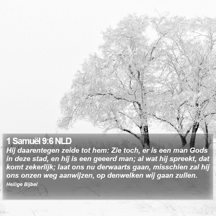 1 Samuël 9:6 NLD Bible Study