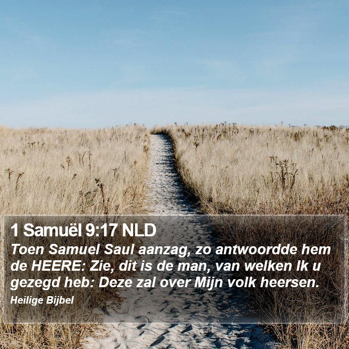 1 Samuël 9:17 NLD Bible Study