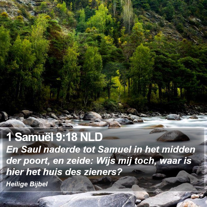 1 Samuël 9:18 NLD Bible Study