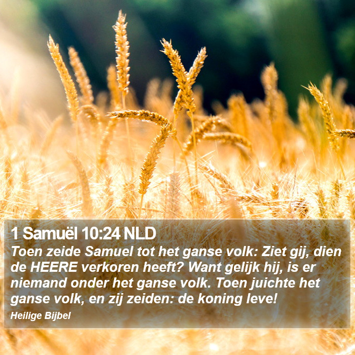 1 Samuël 10:24 NLD Bible Study