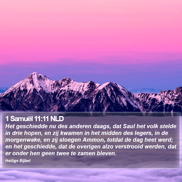 1 Samuël 11:11 NLD Bible Study