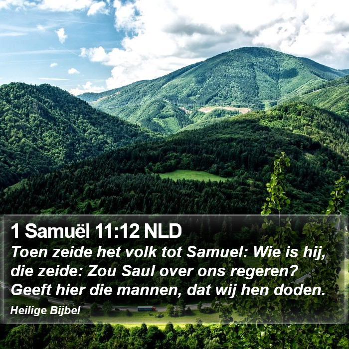 1 Samuël 11:12 NLD Bible Study