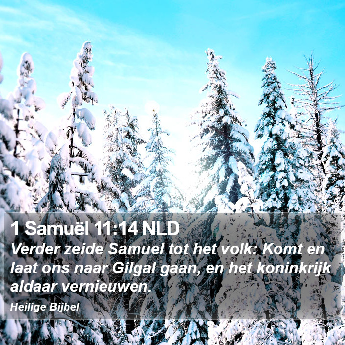 1 Samuël 11:14 NLD Bible Study