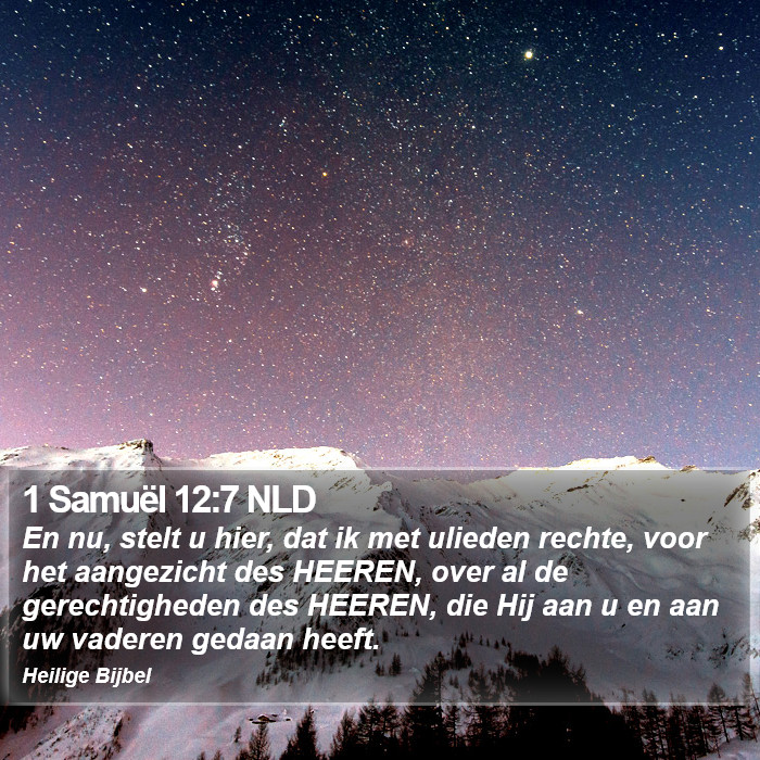 1 Samuël 12:7 NLD Bible Study