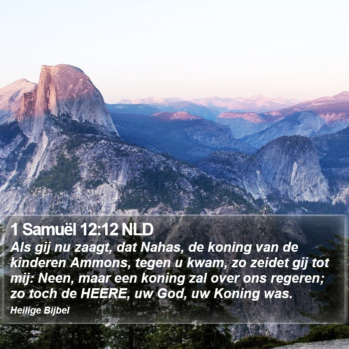 1 Samuël 12:12 NLD Bible Study