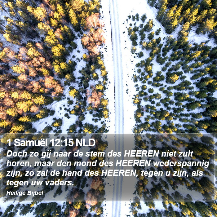 1 Samuël 12:15 NLD Bible Study