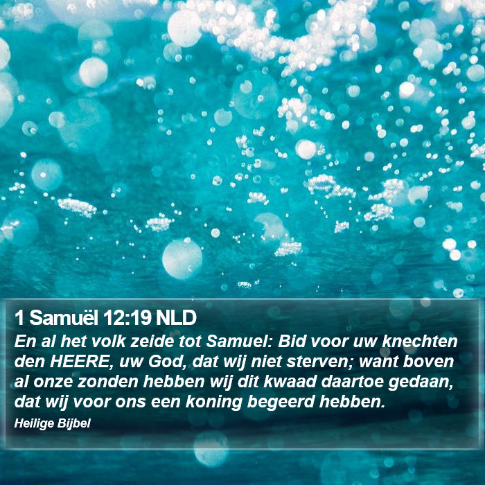 1 Samuël 12:19 NLD Bible Study