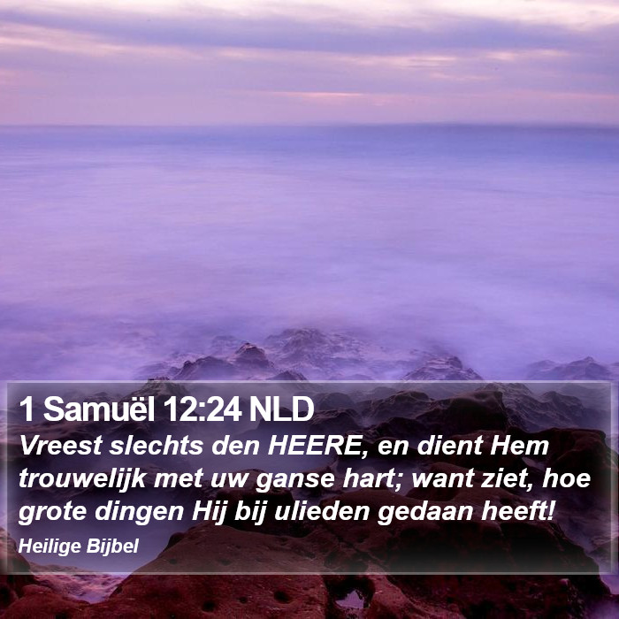 1 Samuël 12:24 NLD Bible Study