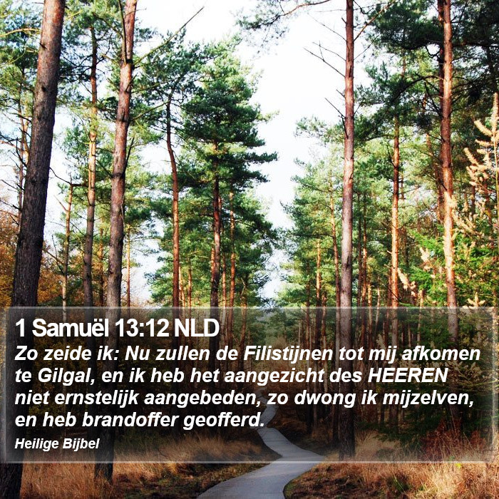 1 Samuël 13:12 NLD Bible Study