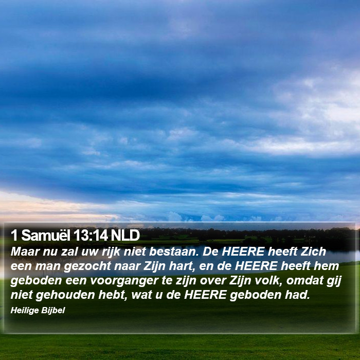 1 Samuël 13:14 NLD Bible Study