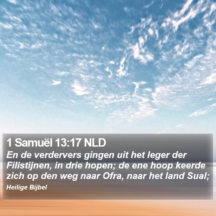 1 Samuël 13:17 NLD Bible Study